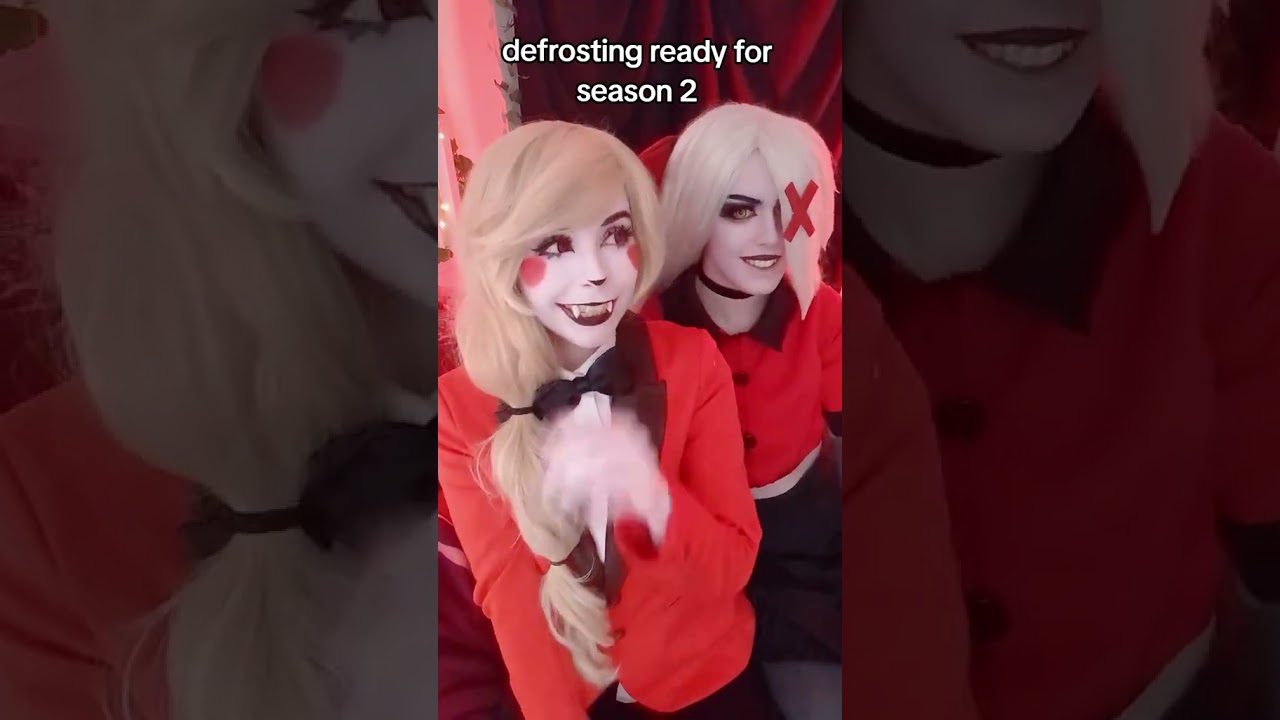 IM DEFROSTING FOR HAZBIN HOTEL #hazbin #hazbinhotel #cosplay #comiccon