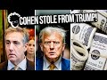 TRUMP CASE IMPLODES! Michael Cohen ADMITS to STEALING $30,000 From Donal Trump! Viva Frei Vlawg