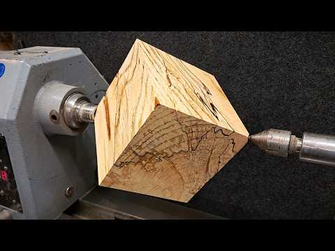 Woodturning a Cube !!
