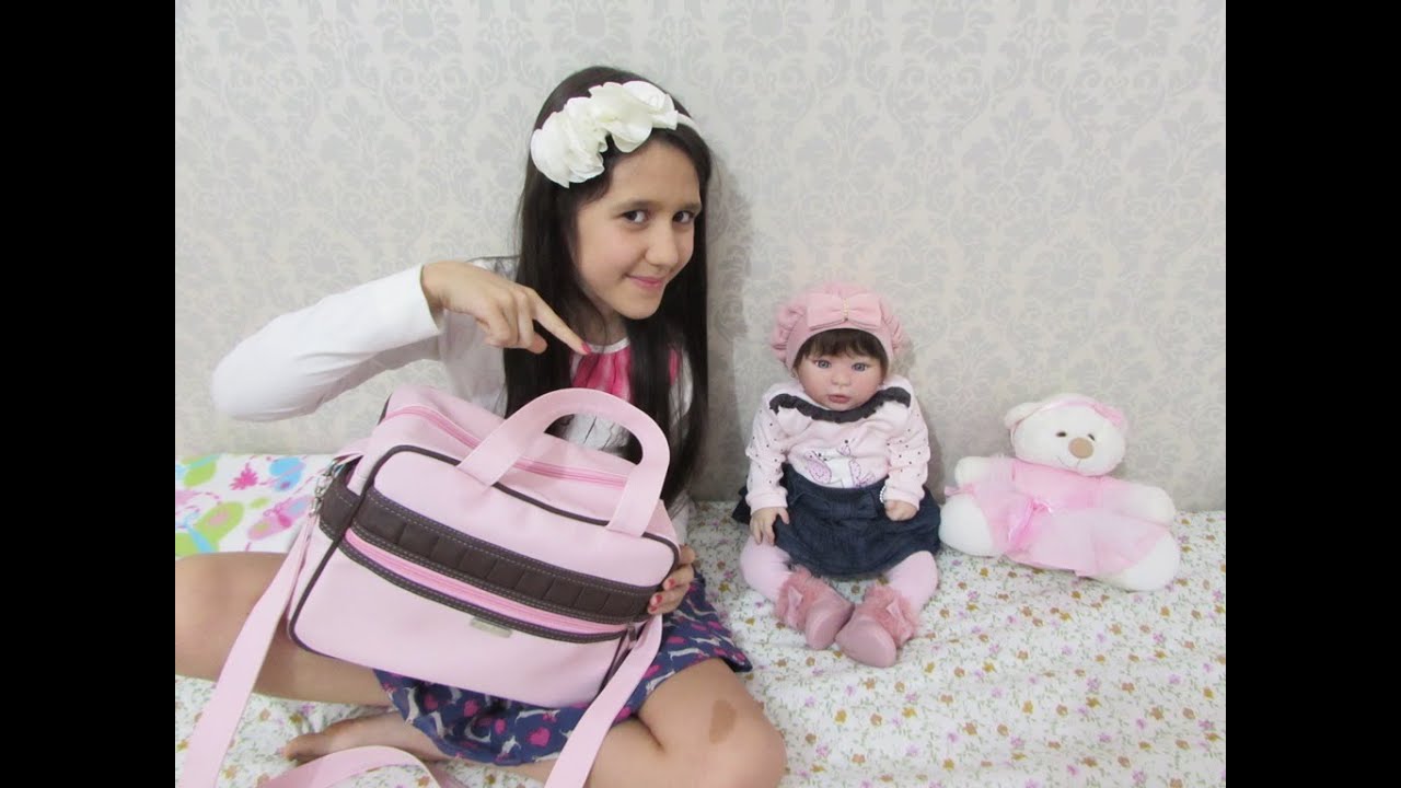 Bebê Reborn Killyn Para Banho - Bolsa Maternidade