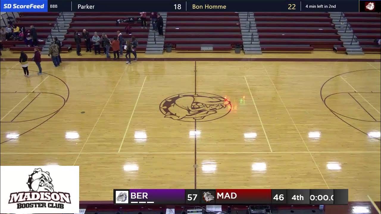 Madison vs Beresford Boys Basketball YouTube