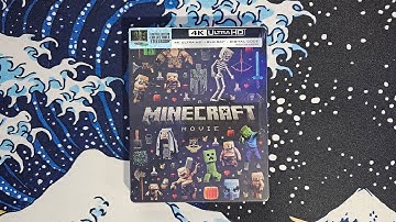 A Minecraft Movie (2025) - 4K Blu-Ray Steelbook Unboxing