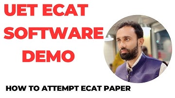 UET ECAT Software Demo - How to Ace Your Engineering Entrance Test ll How to Solve ECAT Exam ll ECAT