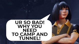 HIGH MMR SURVIVORS ARE ALWAYS SO SALTY! - Dead by Daylight!