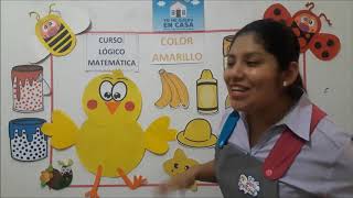 EL COLOR AMARILLO, para niños de 3 años, nivel inicial