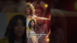 @Kelly Rowland honors #TinaTurner as irreplaceable. #TODAYShow