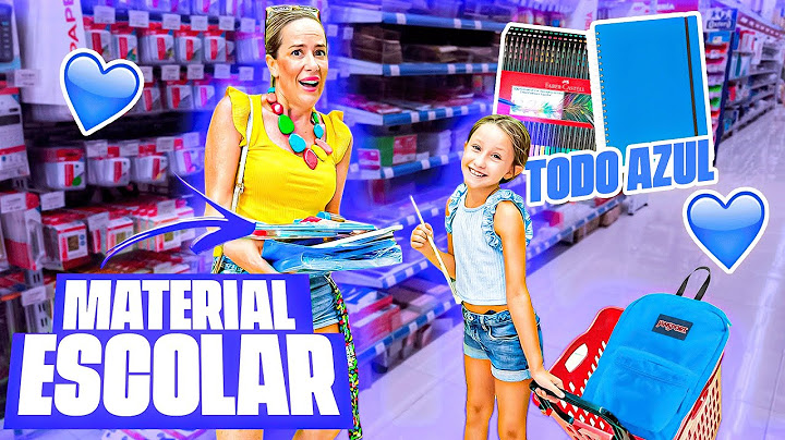 COMPRANDO MATERIAL ESCOLAR DE UN SOLO COLOR AZUL! Mis útiles escolares DivertiGuay