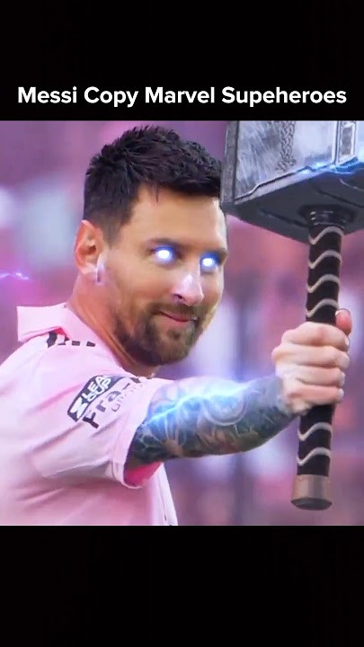 Messi Copy Marvel Superheroes Moves ☠️ #shorts