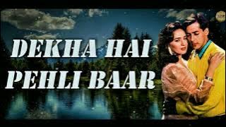 Dekha Hai Pehli Baar | Alka Yagnik and S. P. Balasu.. | Salman khan, Madhuri Dixit |Old Song | Naya