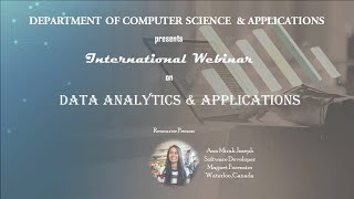 International Webinar on Data Analytics and Applications | SMC