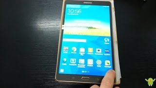 Samsung Galaxy Tab S 8.4 T700 unboxing and Hands on -quick one hand