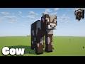Minecraft Cow Statue Build Tutorial