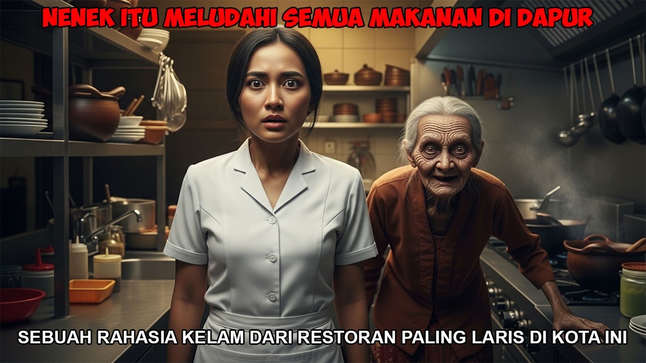 SIAPA WANITA TUA DI POJOK RESTORAN YANG SELALU MELUDAHI MAKANAN SEBELUM DISAJIKAN?