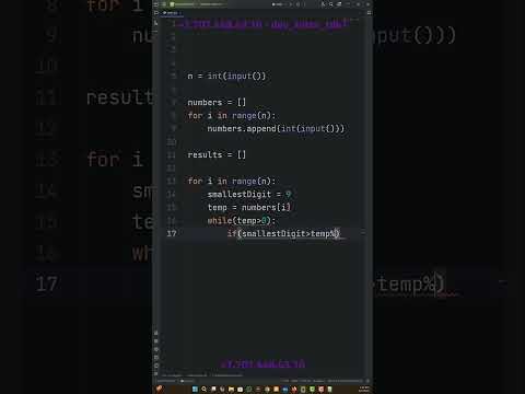 2126A Only One Digit codeforces.com #python #pythonprogramming #programming #competitiveprogramming