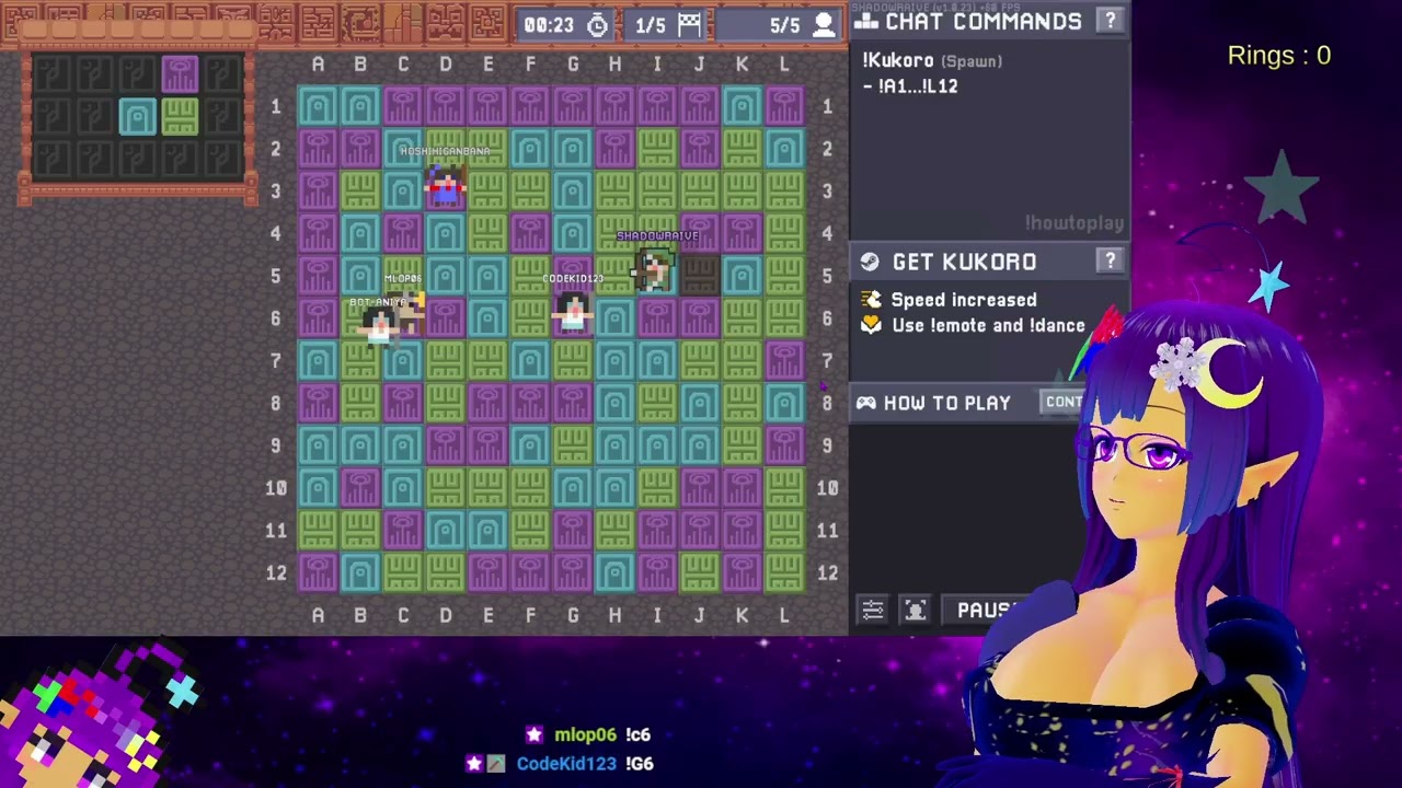 Kukoro: Chat games? Exploring all these lovelies, and relaxing