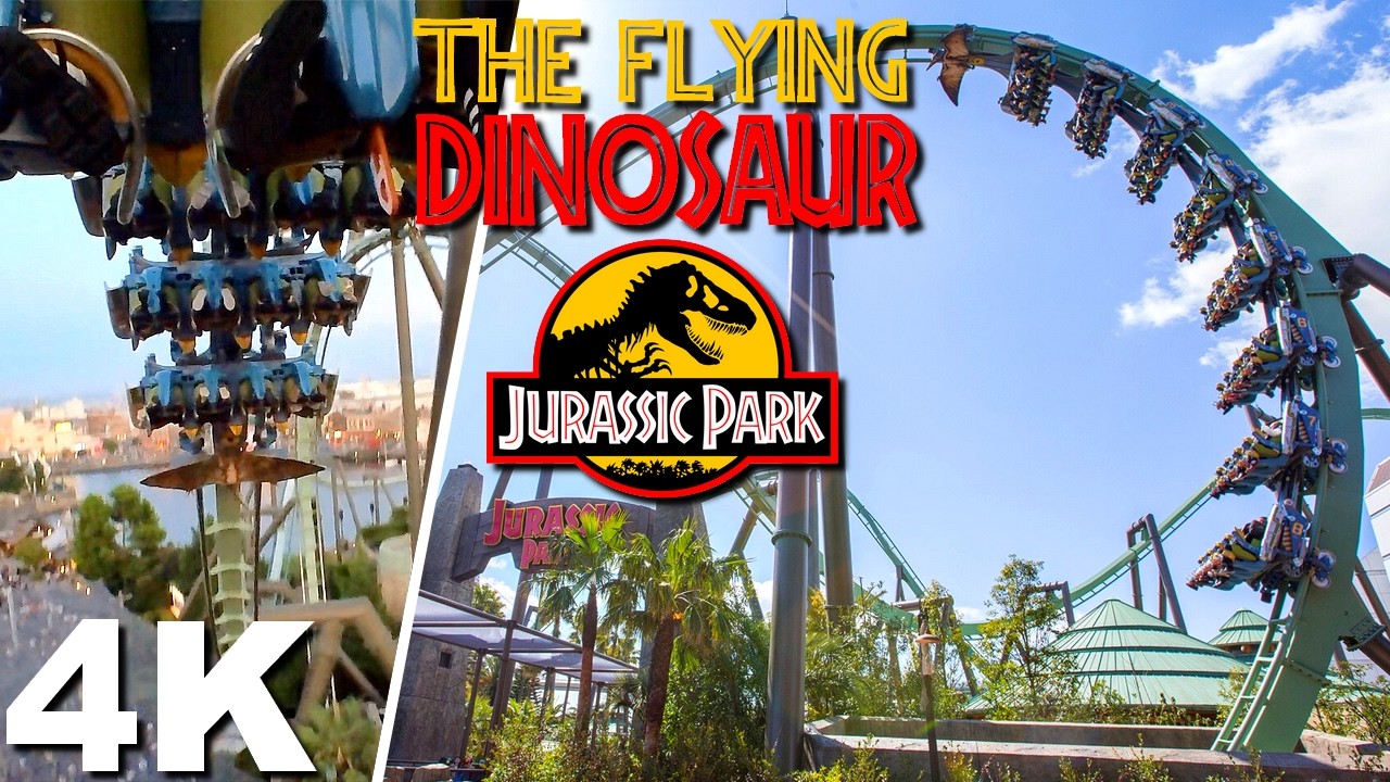 The Flying Dinosaur [On-Ride 4K POV] - Universal Studios Japan