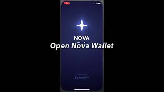 Tutorial Stacking $CAPS : How to add validator on NOVA WALLET - TERNOA Chain screenshot 3