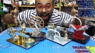 ¡INCREIBLES MOTORES MINIATURA!, ¡GENERAN ELECTRICIDAD!,  STIRLING Y VAPOR|NQUEH