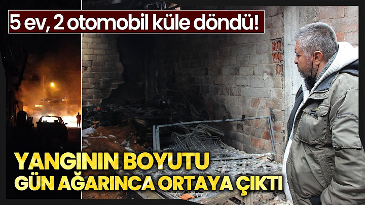 Manisa’da Dün Akşam Saatlerinde Çıkan Yangında 5 Ev, 2 Otomobil Ve 1 Motosiklet Küle Döndü