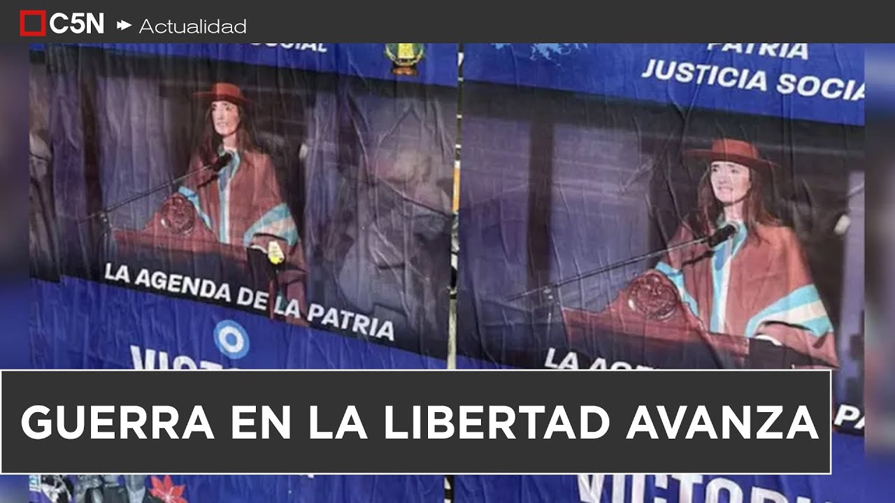 EMPEZÓ la CAMPAÑA: GUERRA de AFICHES de LA LIBERTAD AVANZA - YouTube