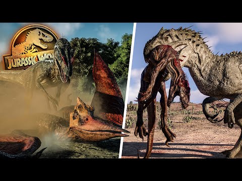 SOME OF THE BEST ANIMATIONS!! FIGHTS, KILLS, INTERACTINGS! - Jurassic World Evolution 2