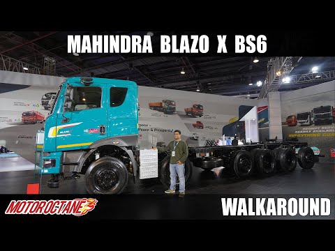 Mahindra Blazo X BS6 | Auto Expo 2020 | Hindi | Motoroctane