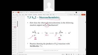 Klein Chapter 7 section 3 SN2 Reactions