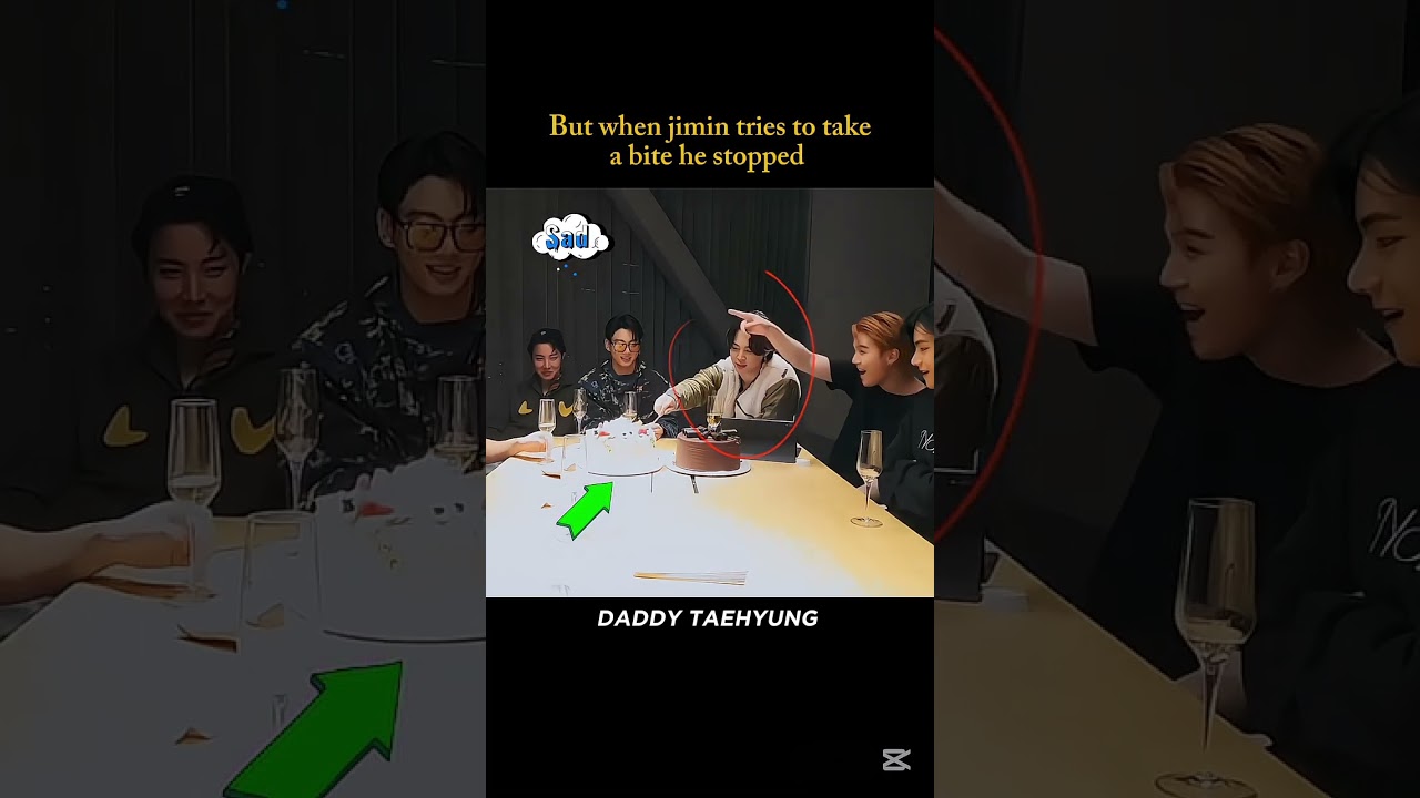 When jimin stopped eating the cake 😩"