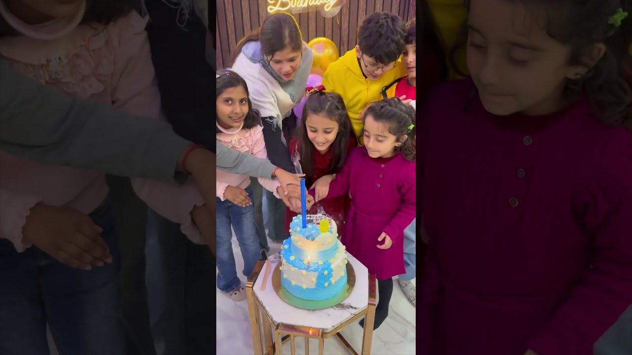 Maahi ka birthday celebration 🎉 🎉🎁🥰🍕🍟