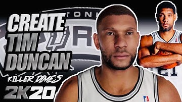 NBA 2K20 How To Make Tim Duncan
