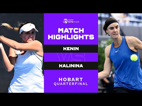 Sofia kenin vs. Anhelina kalinina  | 2023 hobart | wta match highlights