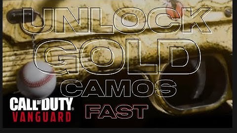 COD Vanguard Tips To Unlock Gold Camo