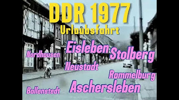 GDR holiday trip 1977 everyday life at that time private 8mm recordings very rare