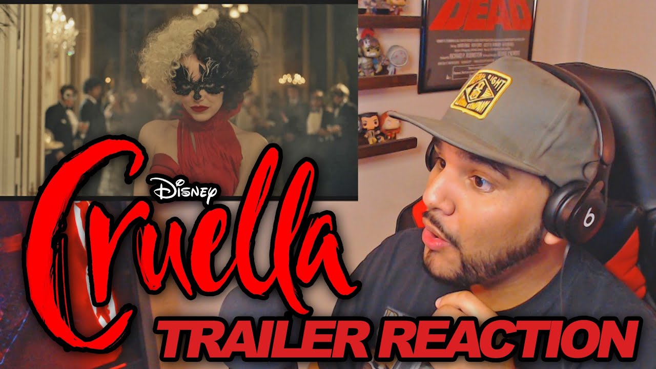 Cruella (2021) Emma Stone (Trailer Reaction) I'M HERE FOR THIS!