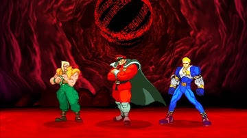 Marvel VS Capcom 2 - Charlie/M.Bison/Captain Commando - Expert Difficulty Playthrough