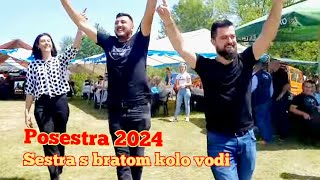 😻 Sestra s bratom kolo vodi - Posestra kod Goražda - YouTube Bosanski teferič - Irfan, Reva i Midho💃