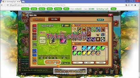 Gun321.com / Ƙu✯ƬũnⓇ Hướng Dẫn Hợp Thành Vật Phẩm Trong Game (Gunny Cường Hóa Hên Xui - Hồi Ức)