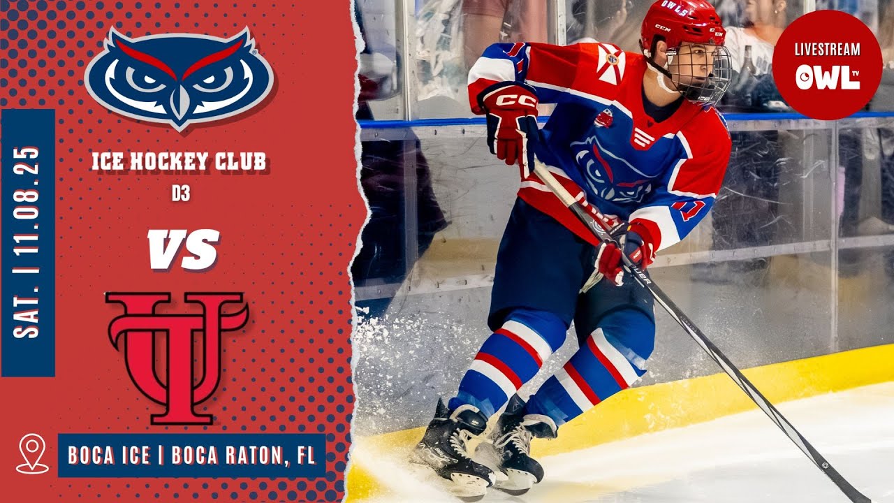 Florida Atlantic University Owls vs University of Tampa Spartans | Ice Hockey 11/08