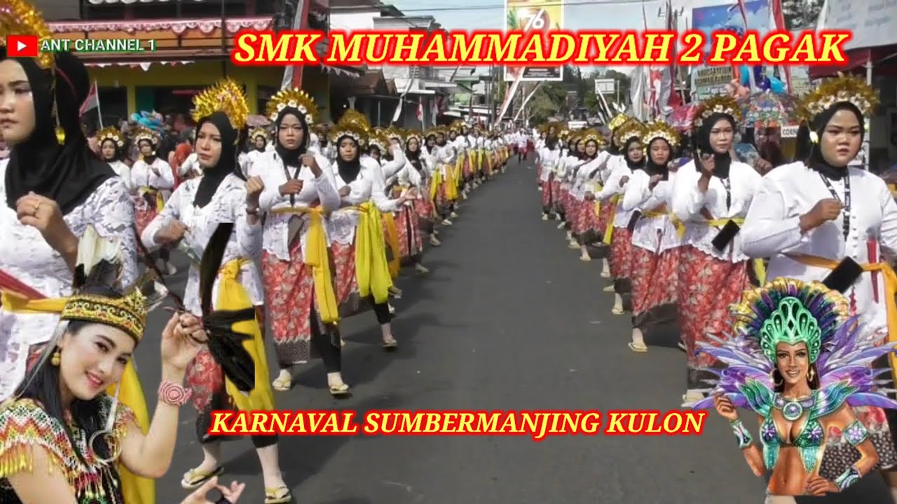 SMK Muhammadiyah 2 pagak karnaval Sumbermanjing kulon 2024