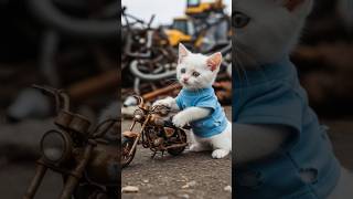 Little Kitten Mocked by his friends 😺#cat #catshorts #cartoon #catvideos #funny
