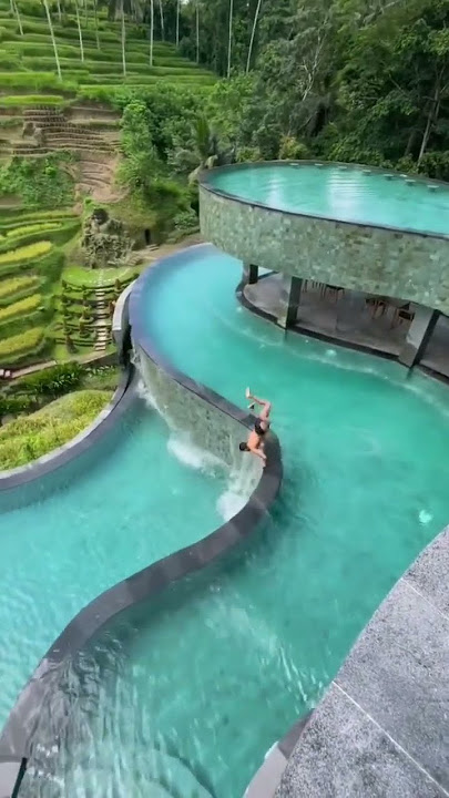 Bali's best pool experience 🤩✨#pool #fun #shorts