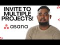 How to Invite Someone to Multiple Projects in Asana (Step by Step Tutorial)