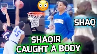 SHAQIR O'NEAL PUT HIM ON A POSTER! Shaq Pulled Up \& Shaqir And The Squad Got The BIG WIN 🔥