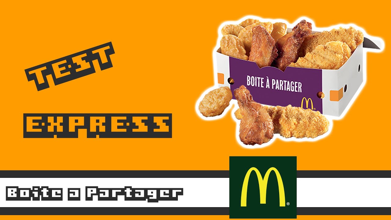 Boîte à Partager - McDonald's - Test Express - YouTube