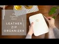 Leather Zip Organizer by The Superior Labor