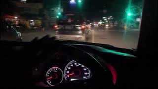 Nyalip - Nyalip Mobil di malam hari hingga Honda Jazz - POV Driving Indonesia