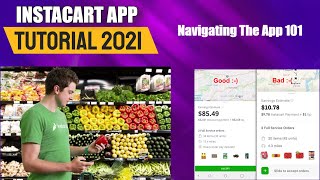 INSTACART shopping APP TUTORIAL | INSTACART Tutorial | 2021 | Sign Up For INSTACART | Own Boss