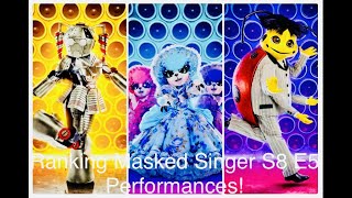 Ranking Masked Singer Season 8 Episode 5 Performances