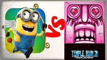 Temple Run 2 Frozen Shadows Valentines Days VS Minion Rush Valentines Days