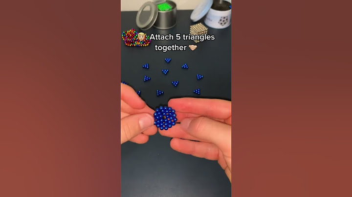 Make thousands of designs with your Magnetic Balls!
